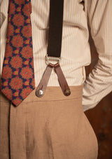 Melbrook Pure Linen Fishtail Trousers - Heritage Sand