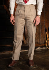 Brockman Classic Trouser - Oatfield Herringbone