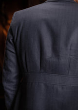The Brockman Suit - Navy Herringbone