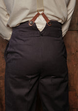 Mariner Fishtail Trousers - Iron Navy