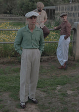 Clark Pure Linen Trousers - Oatmeal