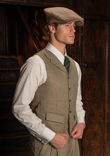 The Coleman Suit - Sage Herringbone