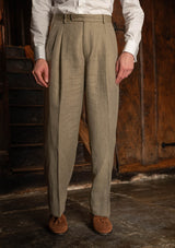 The Coleman Suit - Sage Herringbone