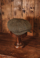 Ridgmount Baker Boy (Narrow Width) Donegal Pine Herringbone