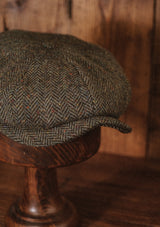 Ridgmount Baker Boy (Narrow Width) Donegal Pine Herringbone