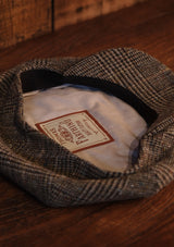 Regency 50 Pence Flat Cap - Brown Prince Of Wales Check