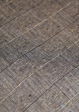 Regency 50 Pence Flat Cap - Navy & White Basket Weave