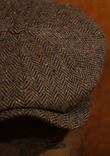 Ridgmount Baker Boy (Narrow-Width) Oak Herringbone