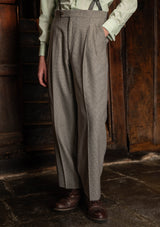 Rivera Clark Trouser (Without Belt Loops) - Dove Stone Grey
