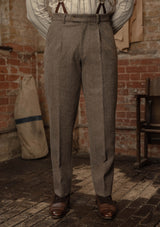 Rivera Classic Trouser - Oatstone Herringbone