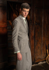 Rivera Pleated Pocket Jacket - Dove Stone Grey