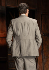 Rivera Pleated Pocket Jacket - Dove Stone Grey