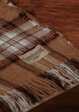 Merino Wool Scarf - Camel Stewart