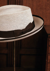 Denia Trilby Hat - Natural Straw