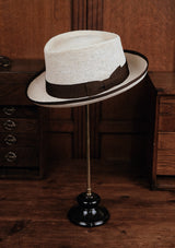 Denia Trilby Hat - Natural Straw