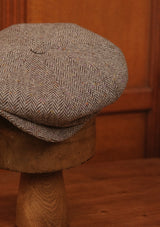 Stanton Baker Boy - (Wide-Width) Ash Fleck Herringbone Tweed