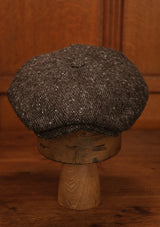 Stanton Baker Boy - (Wide-Width) Black Grain Donegal Tweed