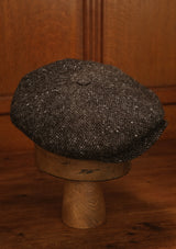 Stanton Baker Boy - (Wide-Width) Black Grain Donegal Tweed