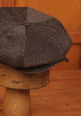 Stanton Baker Boy - (Wide-Width) Chunky Dark Denim Corduroy