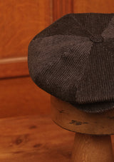 Stanton Baker Boy - (Wide-Width) Chunky Dark Denim Corduroy