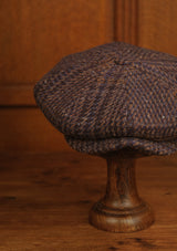 Stanton Baker Boy - (Wide Width) Midnight Blue Prince Of Wales British Tweed