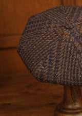 Stanton Baker Boy - (Wide Width) Midnight Blue Prince Of Wales British Tweed