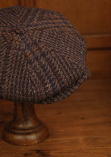 Stanton Baker Boy - (Wide Width) Midnight Blue Prince Of Wales British Tweed