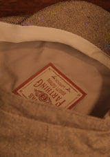 Fulton Baker Boy - (Mid-Width) Sand Herringbone Pure Silk