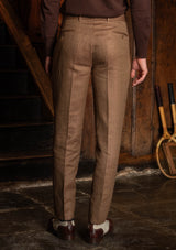 Coleman Classic Trouser - Toasted Grain Herringbone