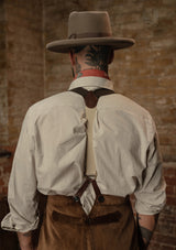 Corduroy Fishtail Trousers - Sunlit Amber