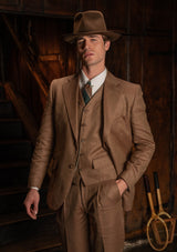 Coleman Jacket - Toasted Grain Herringbone