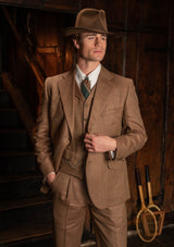 Coleman Jacket - Toasted Grain Herringbone