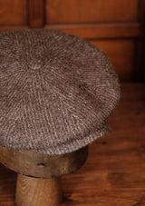 Stanton Baker Boy - (Wide-Width) Taupe Pin Stripe Tweed