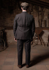 Brockman Clark Trouser - Tobacco Herringbone