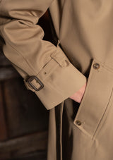 The Bogart Trench Coat - Stone