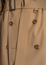 The Bogart Trench Coat - Stone