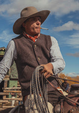 Ellison Pure Wool Waistcoat - Hazel