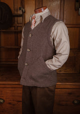 Ellison Pure Wool Waistcoat - Hazel