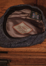 Walter Traditional Flat Cap - Blue Check