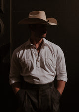 Wide Brim Western Straw Hat