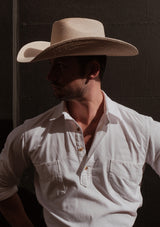 Wide Brim Western Straw Hat