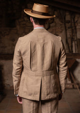 Melbrook Pure Linen Jacket - Mushroom