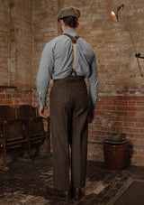 Woodrow Harris Tweed Clark Trousers - Dark Prince Of Wales