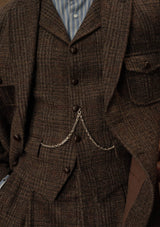 Woodrow Harris Tweed Jacket - Dark Prince Of Wales Check