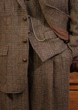 Woodrow Harris Tweed Jacket - Dark Prince Of Wales Check