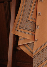 'Canyon Gold' 100% Cotton Selvedge Bandana - #8