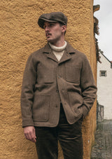 Chore Pure Wool Jacket - Dark Moss Green