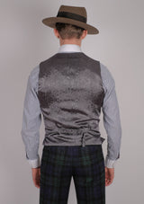 Edison Harris Tweed Waistcoat - Blackwatch