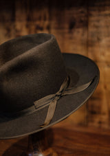 Burbank Rancher Hat - Open Crown - Black