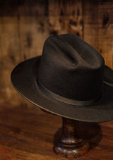 Burbank Rancher Hat - Open Crown - Black